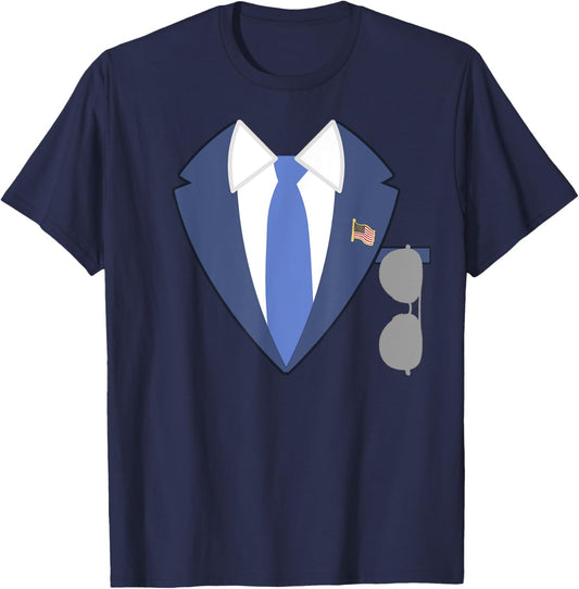 Joe Biden Halloween Costume Easy Last Minute Costume T-Shirt - T-Shirt | Navy