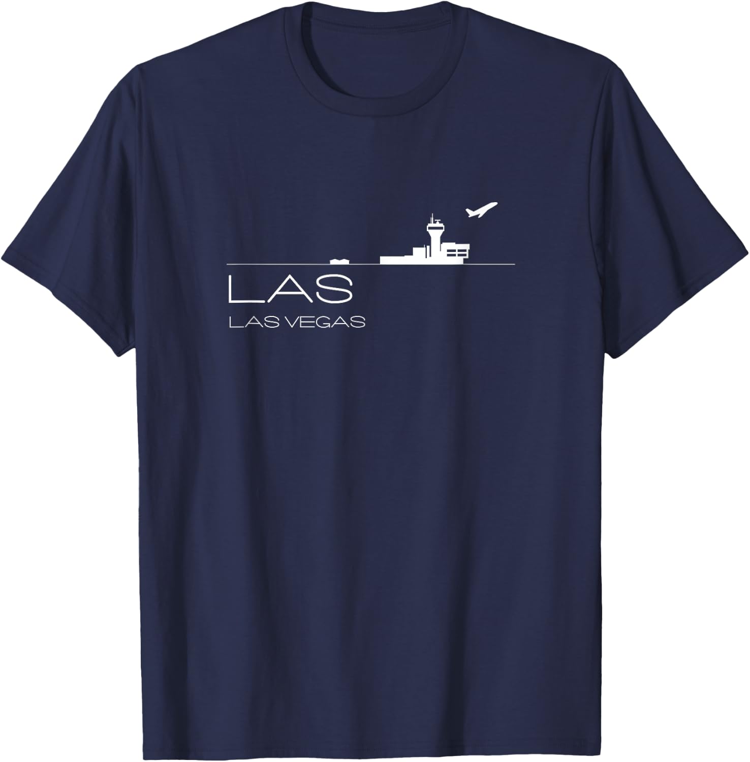 Las Vegas Airport Code Souvenir Gift LAS T-Shirt - T-Shirt | Navy