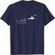 Las Vegas Airport Code Souvenir Gift LAS T-Shirt - T-Shirt | Navy