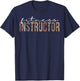 Fitness Instructor Leopard Appreciation For Work T-Shirt - T-Shirt | Navy