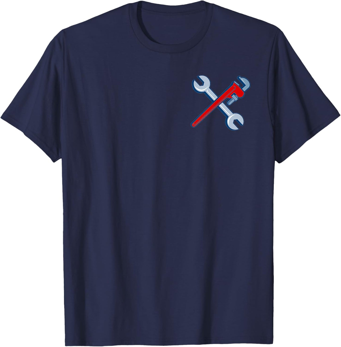 Plumber tools gifts, Pipefitter steamfitters T-Shirt - T-Shirt | Navy