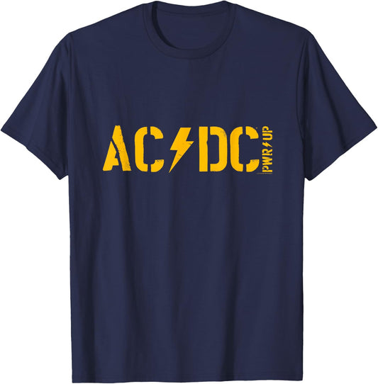AC/DC - Are You Ready - Black - Small - - Short Sleeve - Classic Rock Fans, AC/DC Fans, Young Adults T-Shirt - T-Shirt | Navy