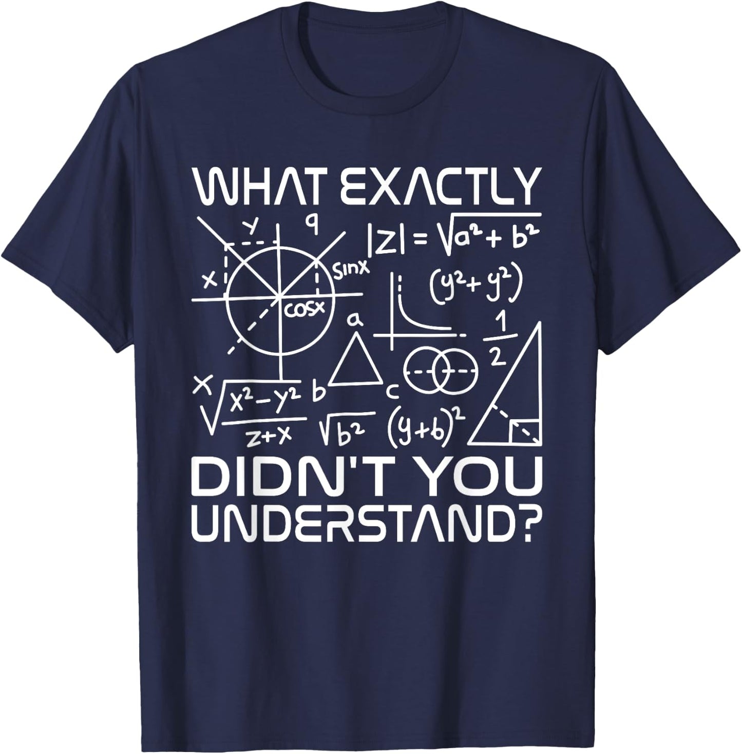 Math Teacher Science Physics Formula Mathematician Nerd Women T-Shirt - T-Shirt | Navy