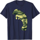 Military Dugong Camo Men Print US Manatee Veteran Gift T-Shirt - T-Shirt | Navy