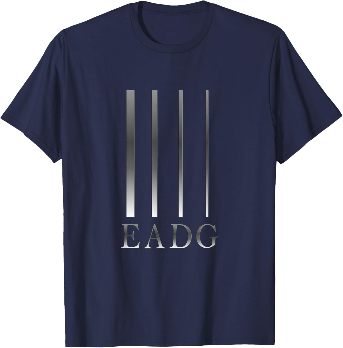 EADG Bass Player Bassist Bass Guitarist 4 String T-Shirt - T-Shirt | Navy