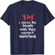 I Dance Like People Wish They Weren't Watching T-Shirt - T-Shirt | Navy