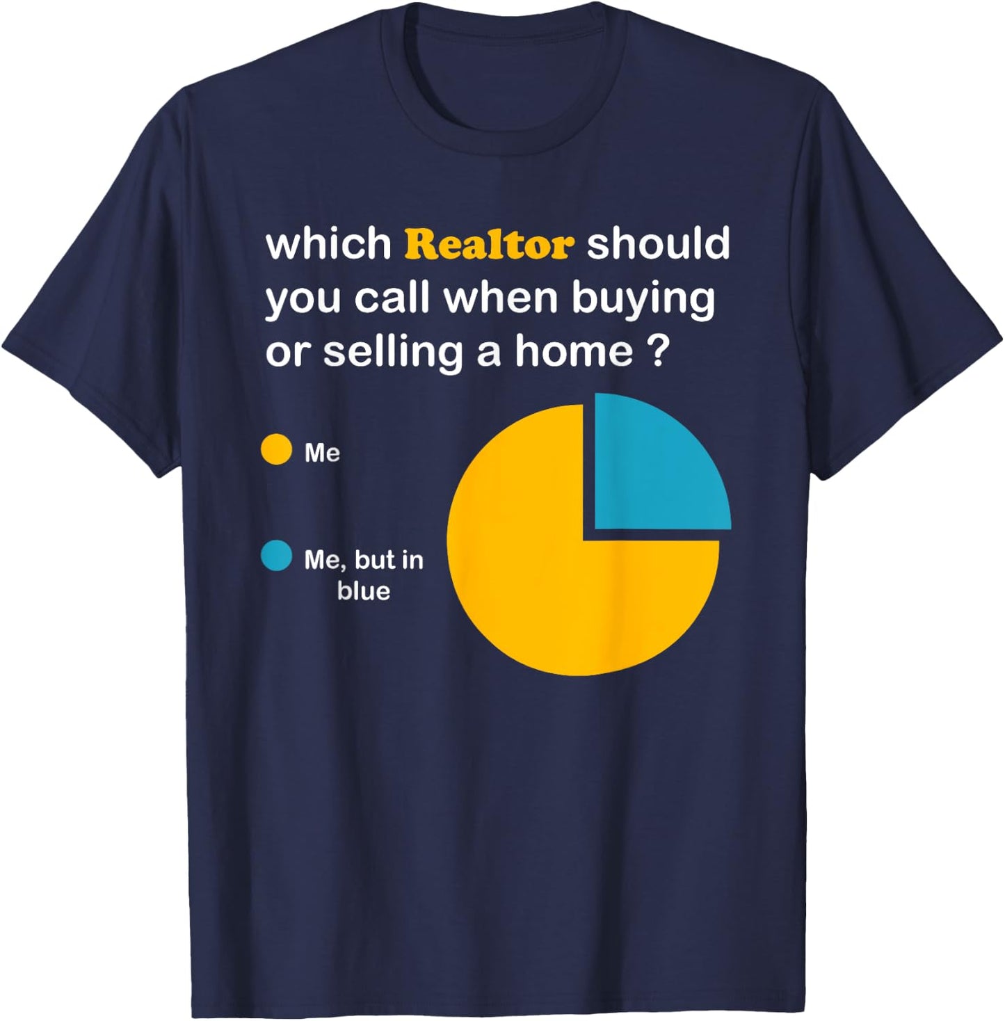 Realtor Real Estate Agent Women Men Home Broker Hustler T-Shirt - T-Shirt | Navy