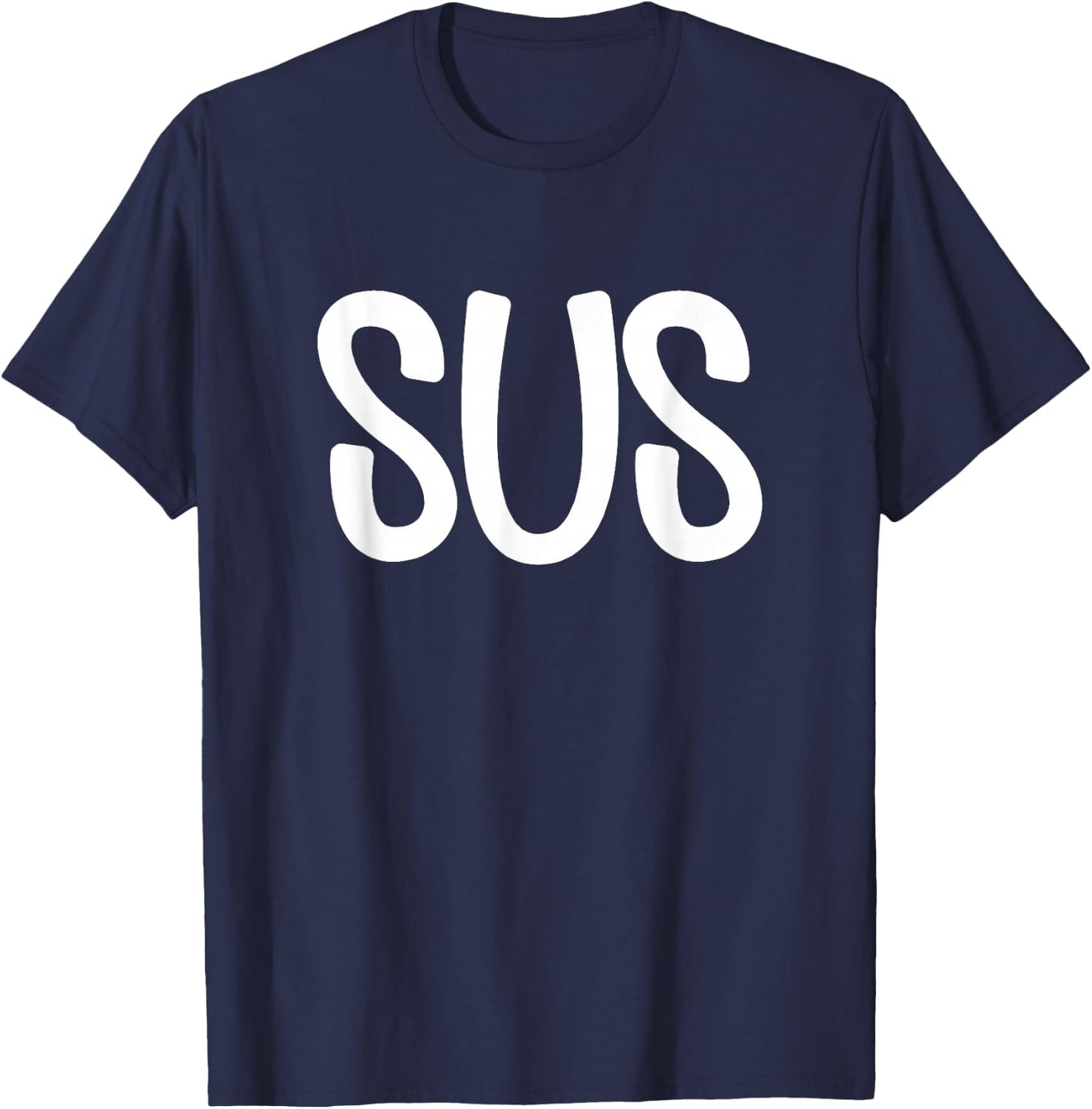 Gaming Meme Impostor Kinda Sus Video Gamer Gift T-Shirt - T-Shirt | Navy