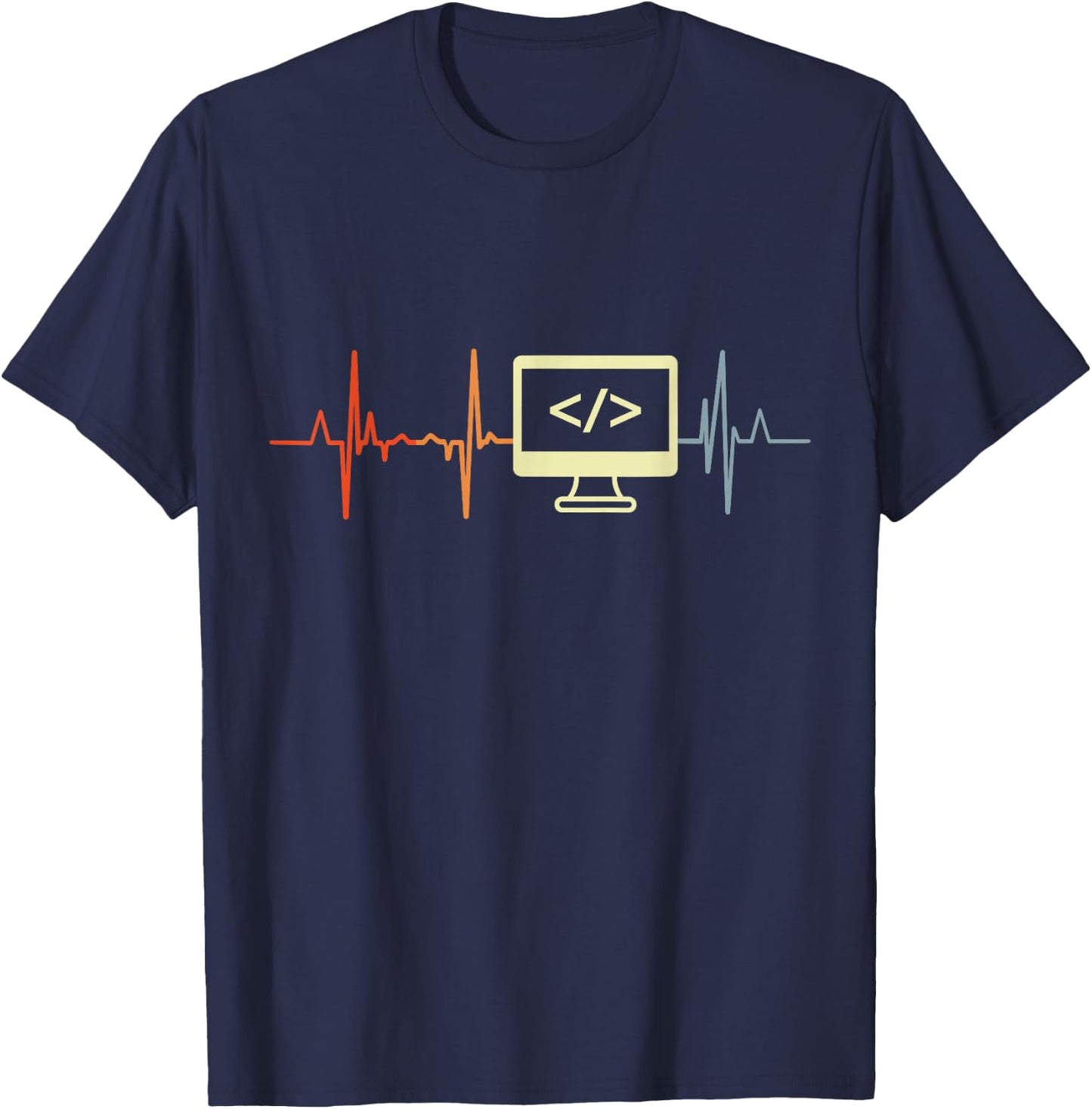 I Love Coding Programming Software Development T-Shirt - T-Shirt | Navy