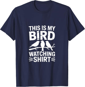 This Is My Birding Birdwatcher Bird Lover T-Shirt - T-Shirt | Navy