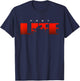 Motorcycle Apparel for Bikers -Kids Classic Fit Black Motorcycle T-Shirt - T-Shirt | Navy