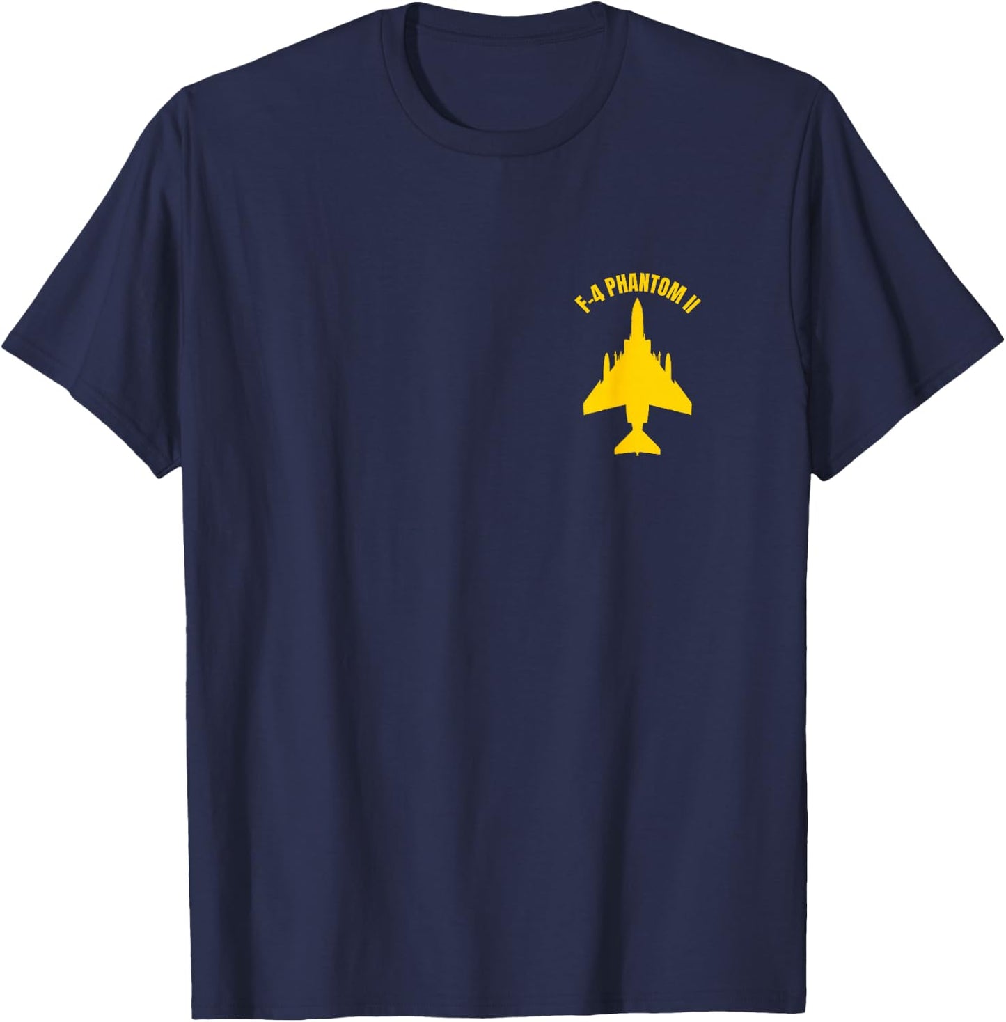 F-4 Phantom II Military Fighter Jet Aircraft Design T-Shirt - T-Shirt | Navy