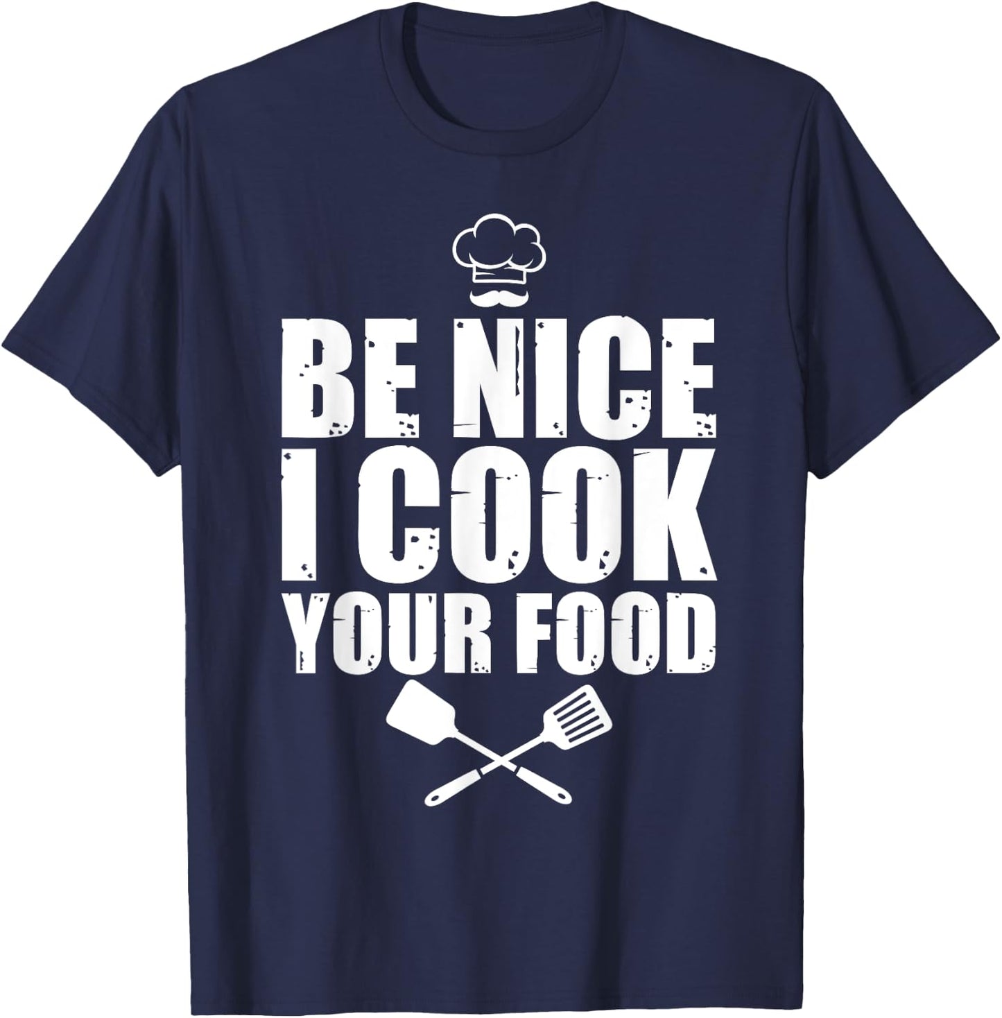 Funny Chef Women Cook Pastry Chef Culinary Cooking T-Shirt - T-Shirt | Navy