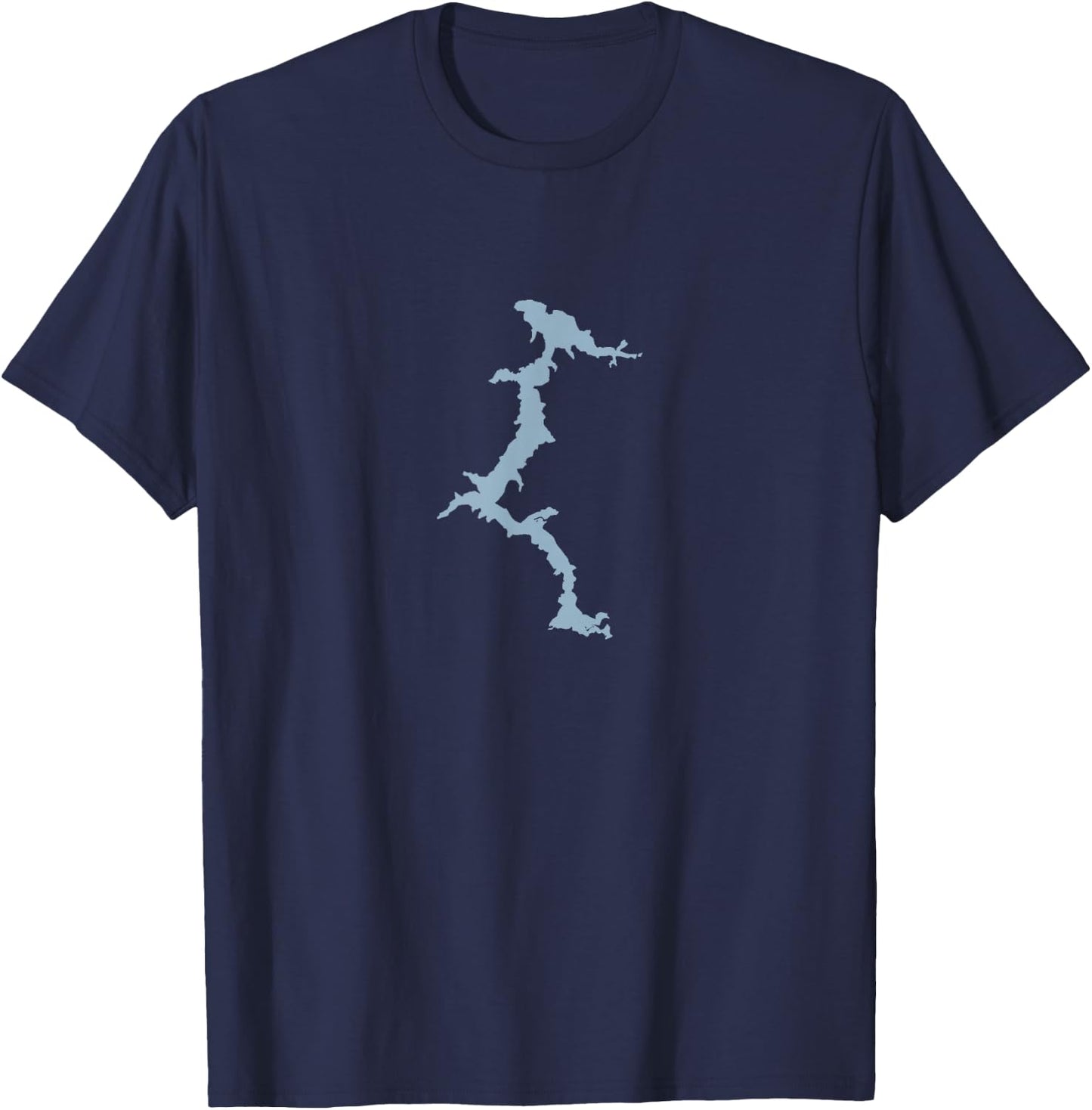 Lake Coeur d'Alene - Blue T-Shirt - T-Shirt | Navy