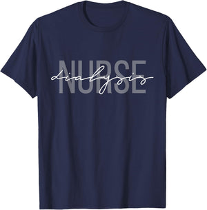 Dialysis Nurse Nephrology Nursing T-Shirt - T-Shirt | Navy