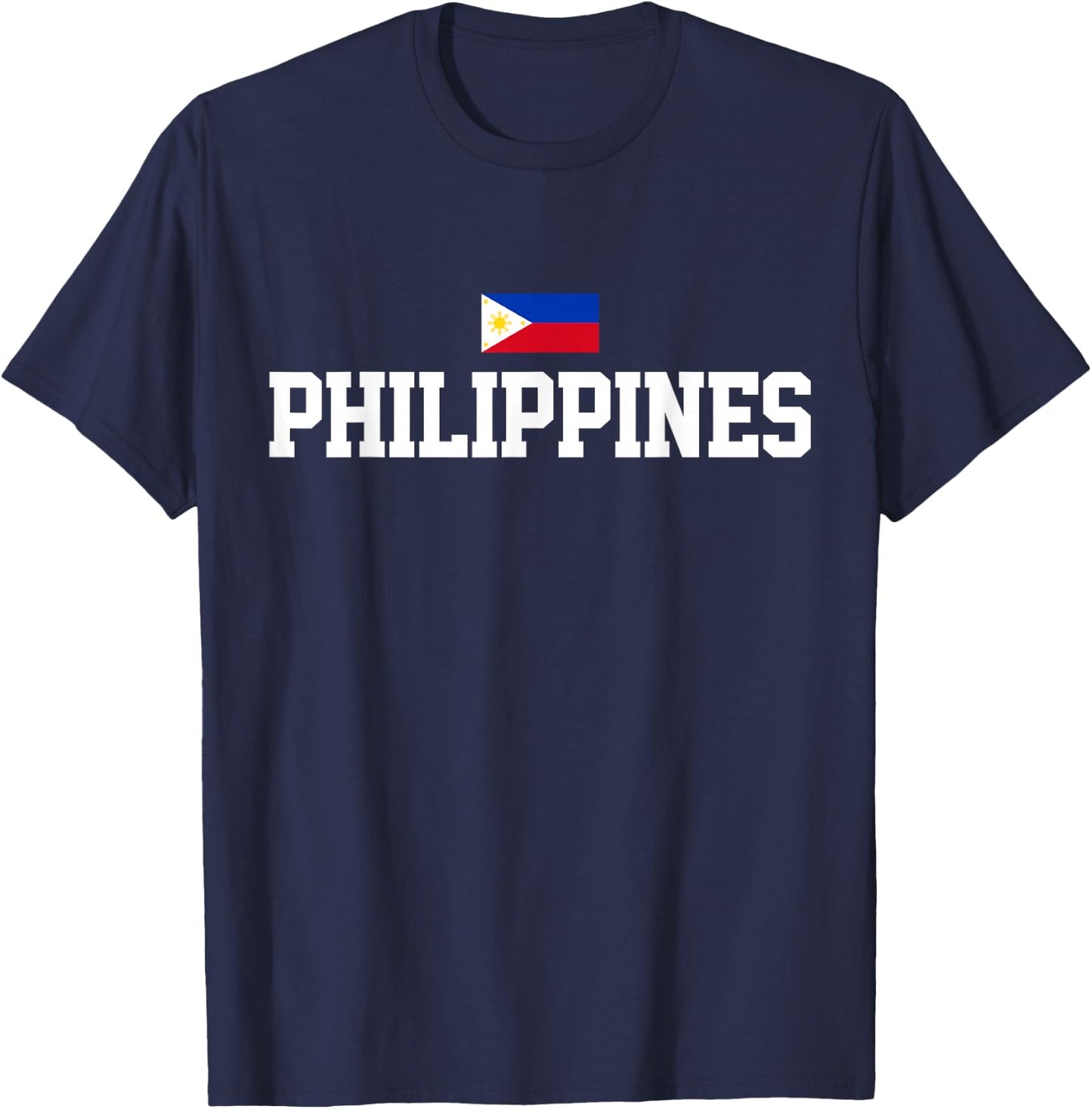 Philippines Jersey Sports Flag Gift T-Shirt - T-Shirt | Navy