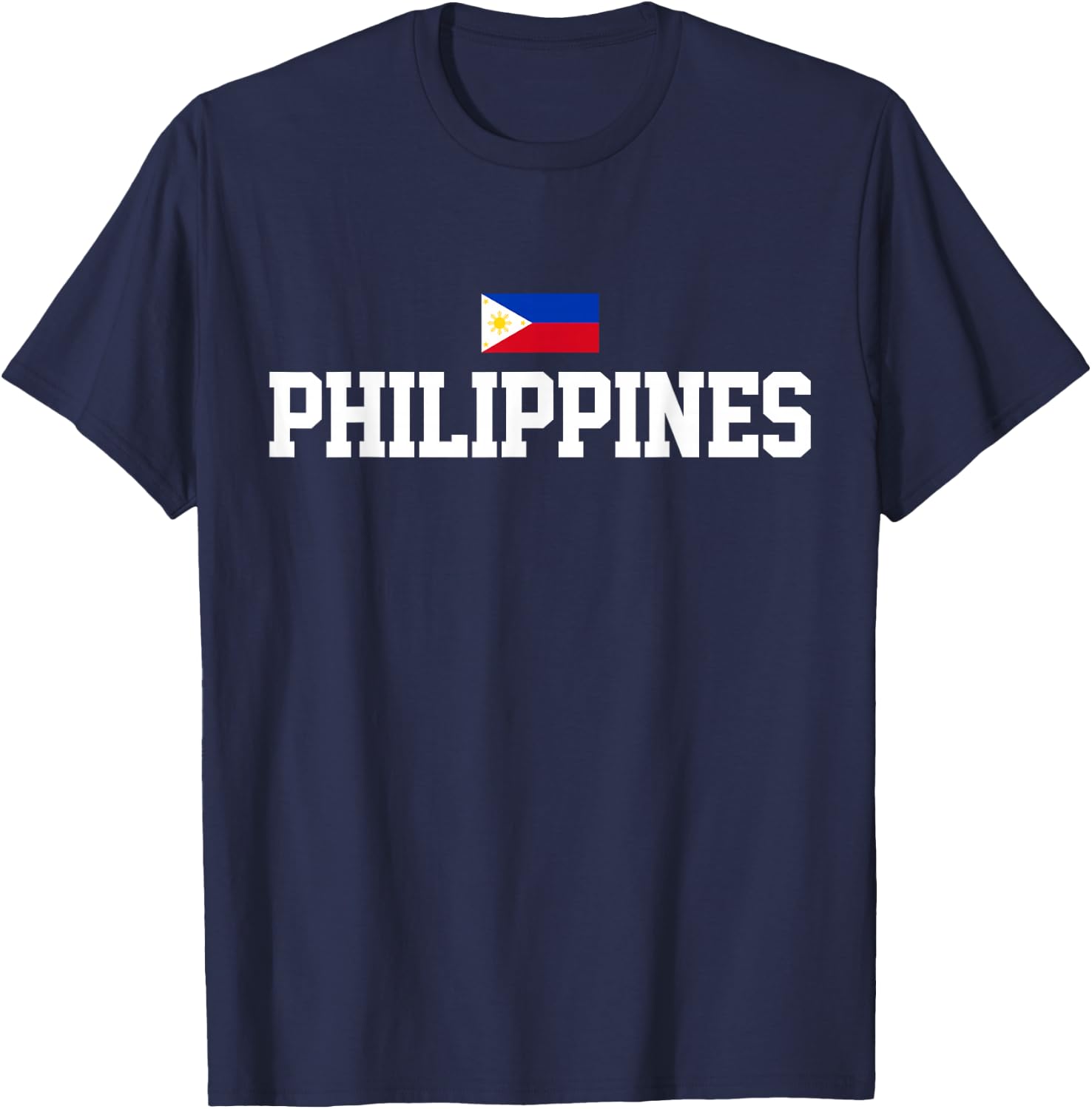 Philippines Jersey Sports Flag Gift T-Shirt - T-Shirt | Navy