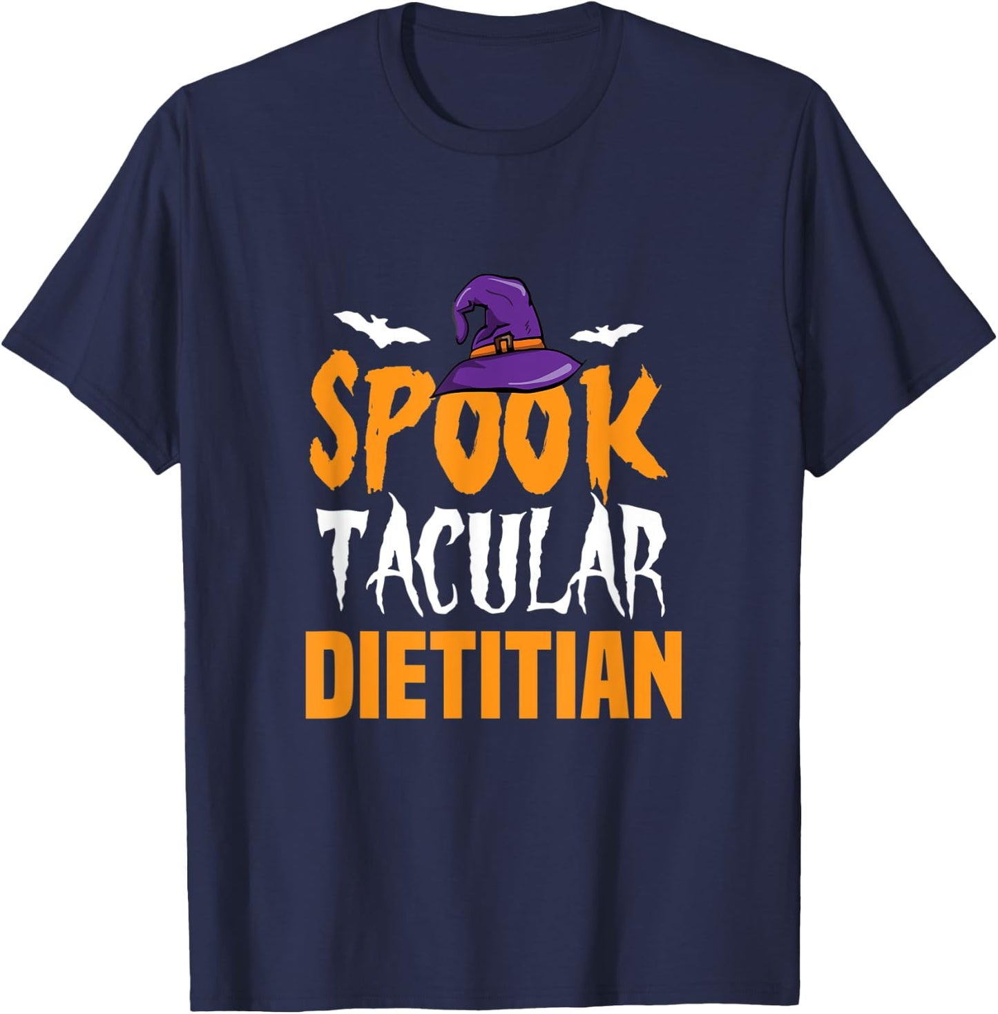 Spooktacular Dietitian Halloween Costume Gift T-Shirt - T-Shirt | Navy