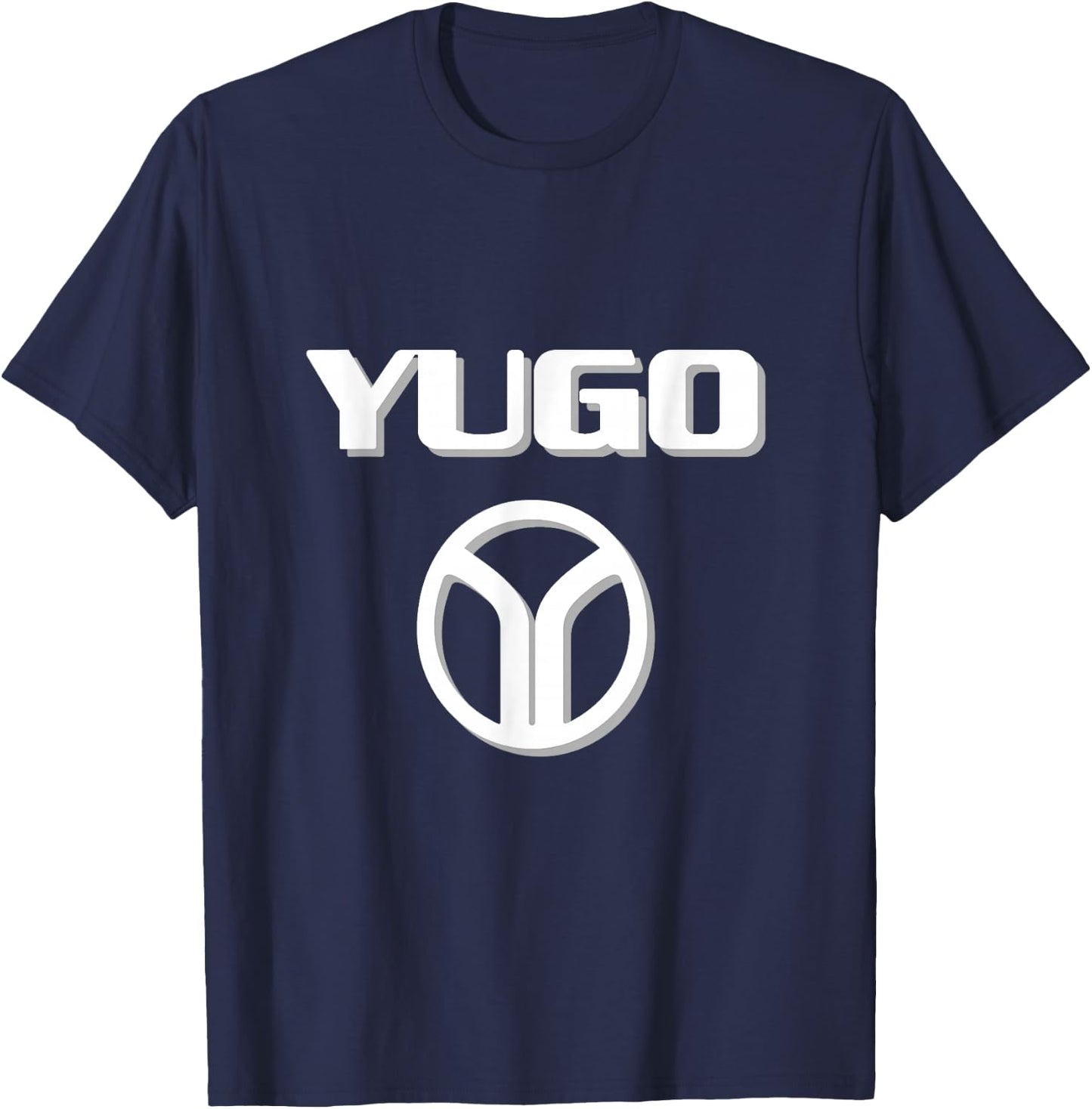 Yugo Car Logo T-Shirt - T-Shirt | Navy