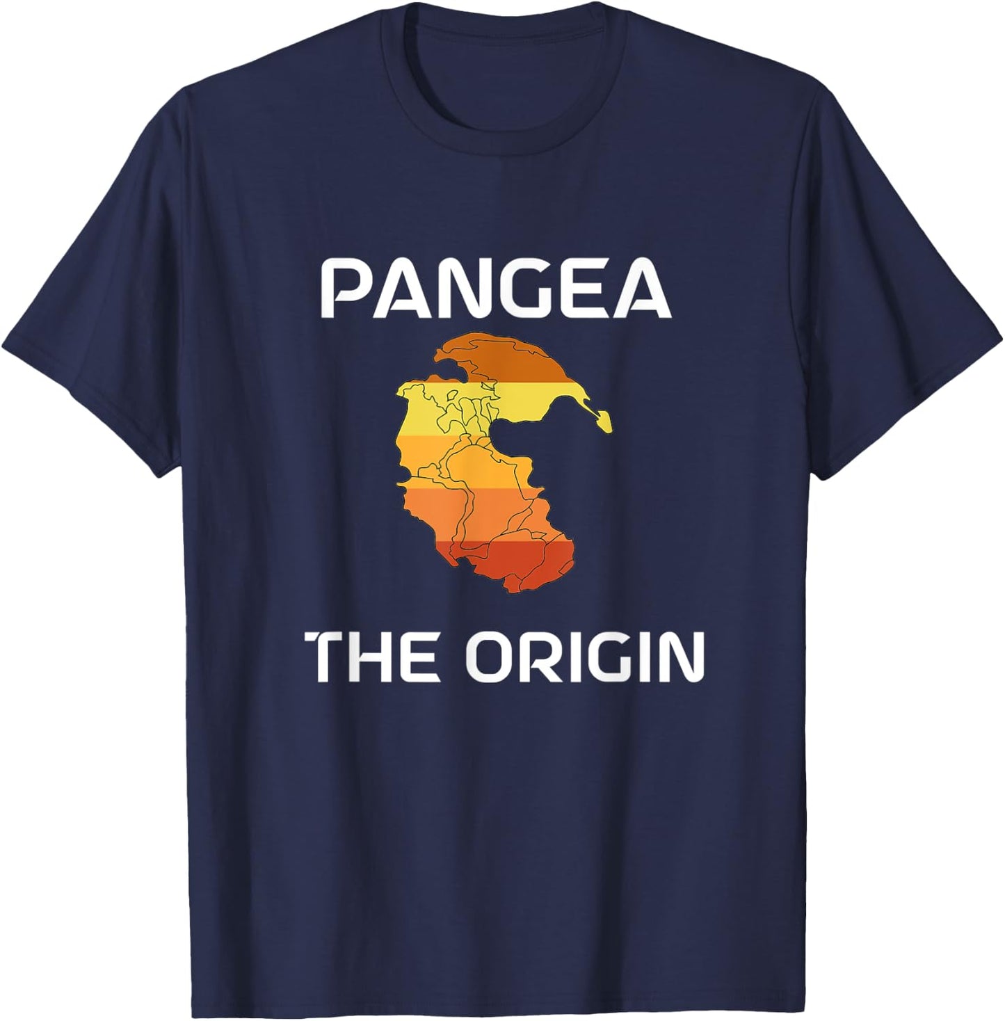 Pangea The Origin Pangaea Geology World Freedom T-Shirt - T-Shirt | Navy