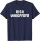 Risk Whisperer Funny Actuarial Management Manager Actuary T-Shirt - T-Shirt | Navy