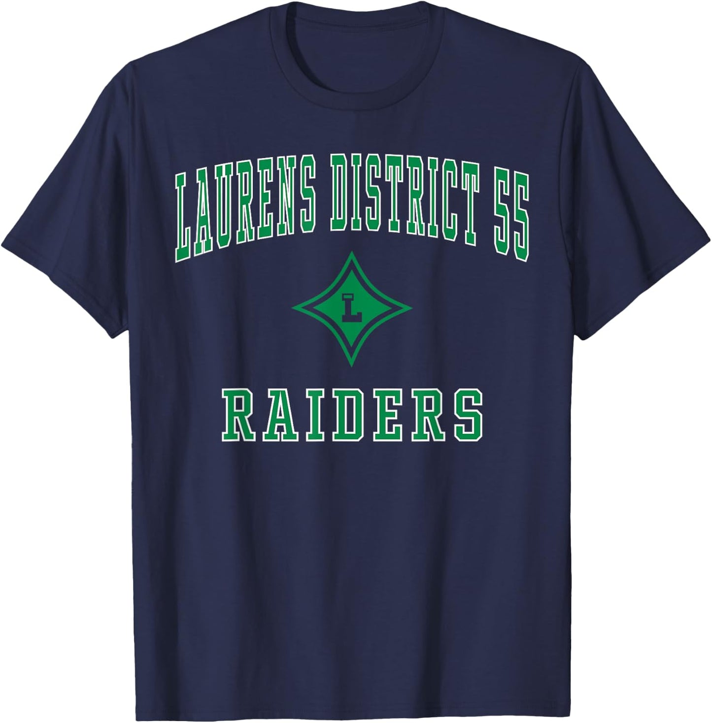 Laurens District 55 High School Bruins C1 T-Shirt - T-Shirt | Navy