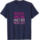This Mom Loves Her Twin Girls Mom Mother of Twins T Shirt T-Shirt - T-Shirt | Navy