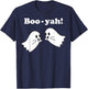 Halloween Apparel Boo-Yah Ghost Text T-Shirt - T-Shirt | Navy