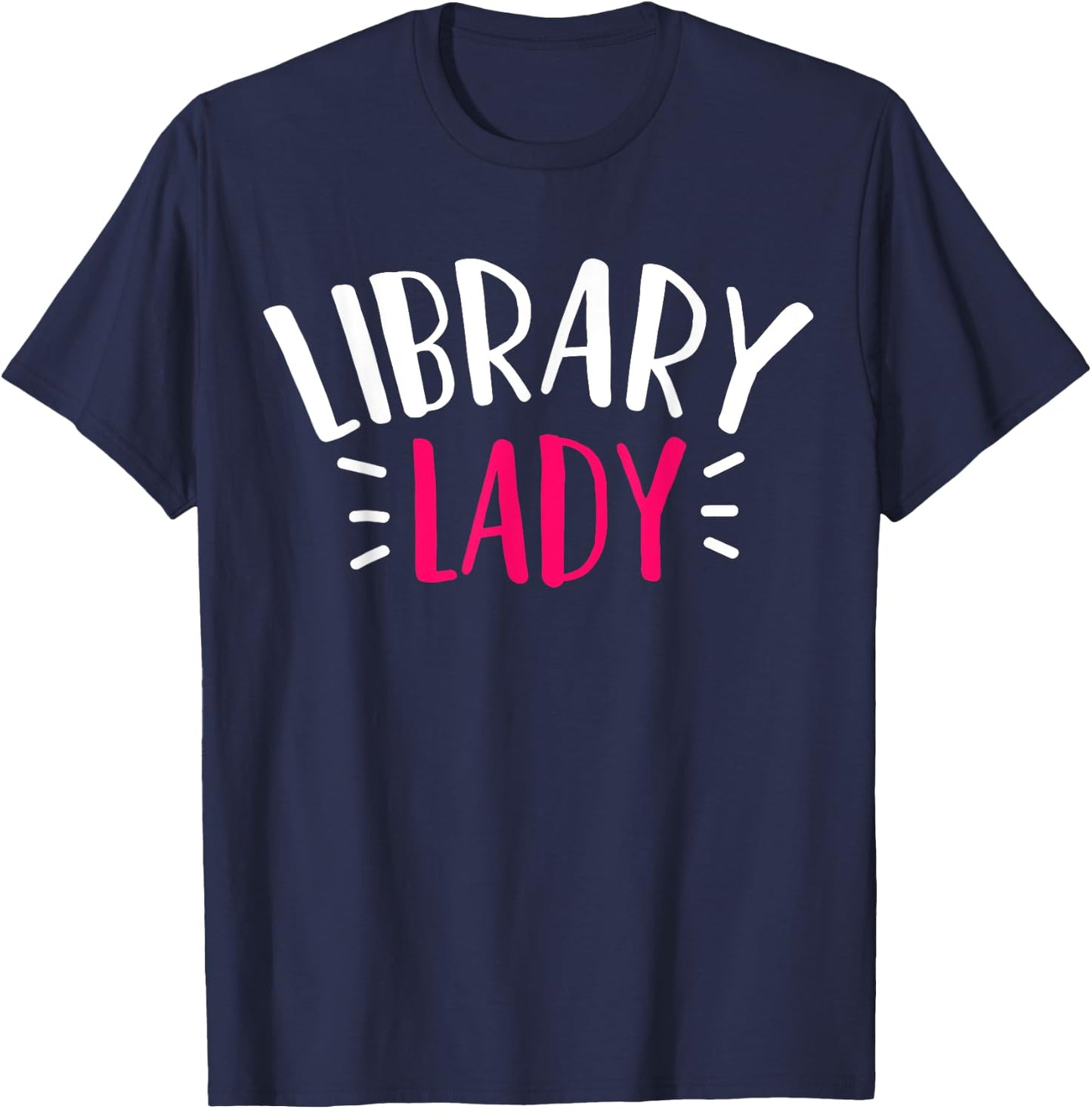 Library Librarian T-Shirt - T-Shirt | Navy