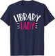 Library Librarian T-Shirt - T-Shirt | Navy