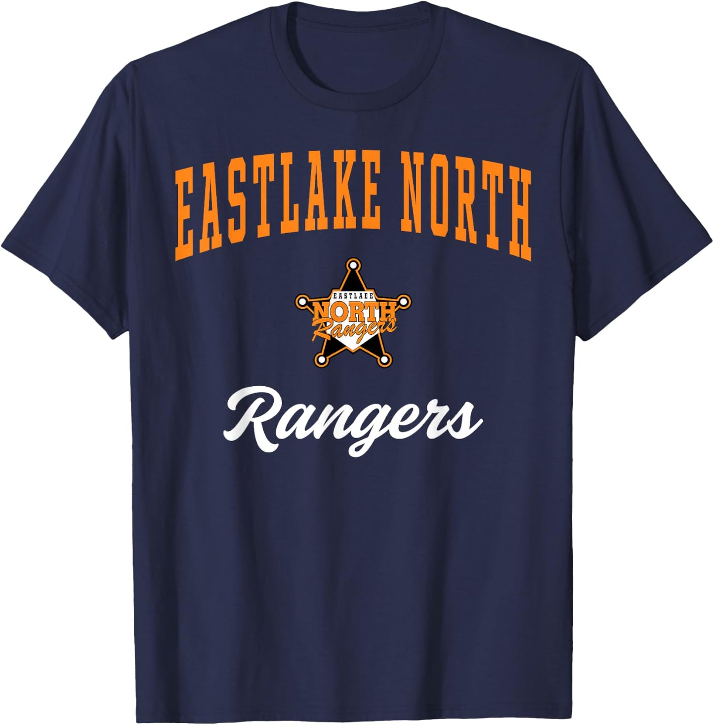 Eastlake North High School Rangers C3 T-Shirt - T-Shirt | Navy