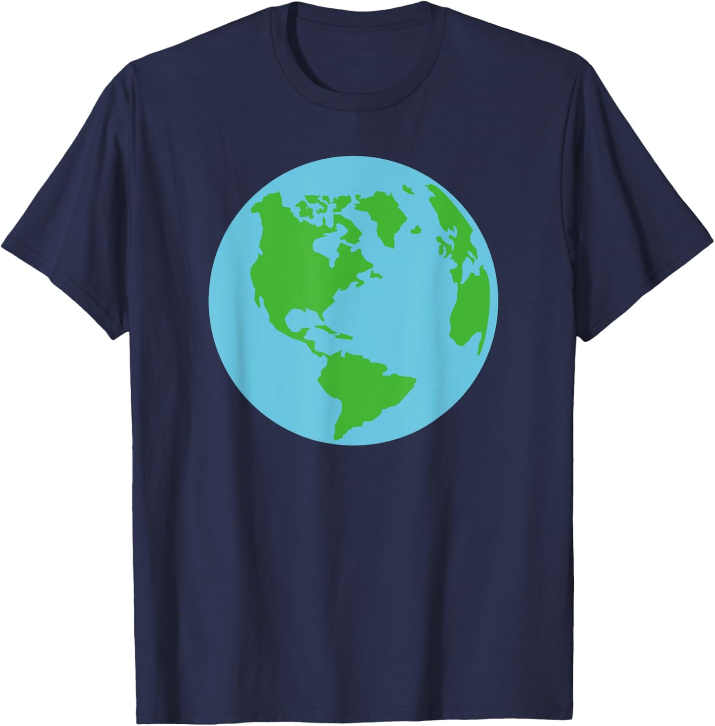 Globe world map T-Shirt - T-Shirt | Navy