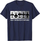 Easily Distracted By Airplanes I Airplane Aviator Aviation T-Shirt - T-Shirt | Navy
