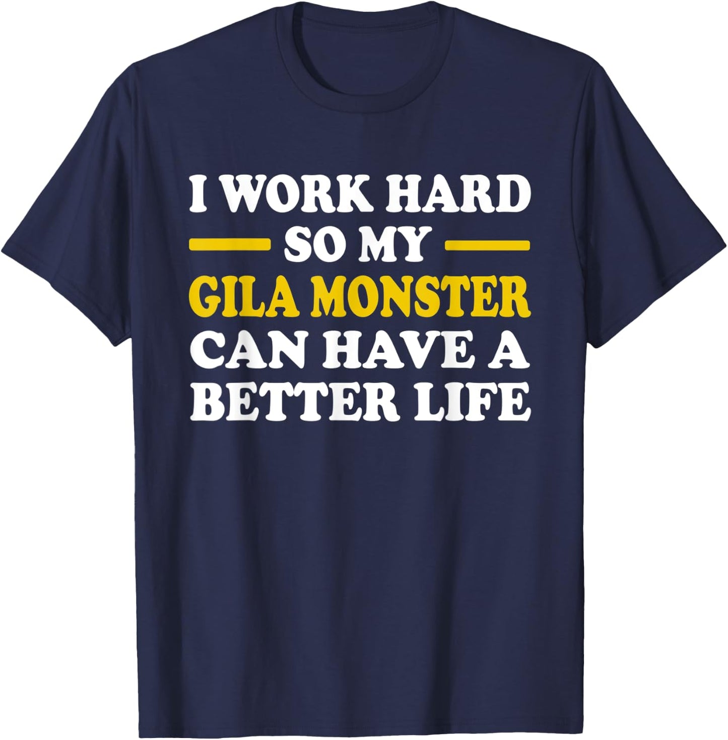 Gila Monster lizard funny reptile T-Shirt - T-Shirt | Navy