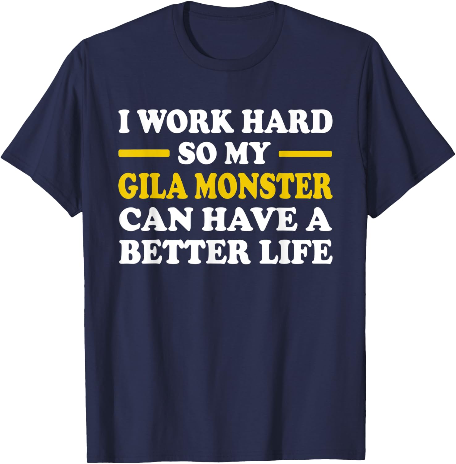 Gila Monster lizard funny reptile T-Shirt - T-Shirt | Navy
