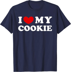 I Love My Cookie T-Shirt - T-Shirt | Navy