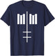 Marilyn Manson – MM Cross T-Shirt - T-Shirt | Navy
