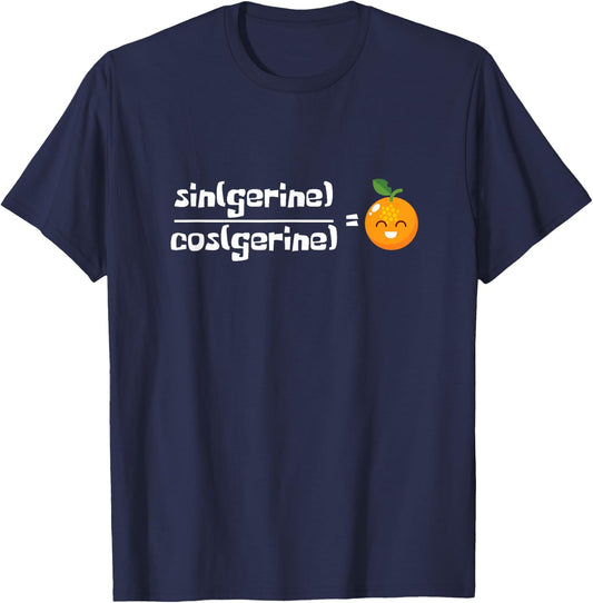 Mandarin Mathematics Joke Mathematician Calculus Teacher T-Shirt - T-Shirt | Navy