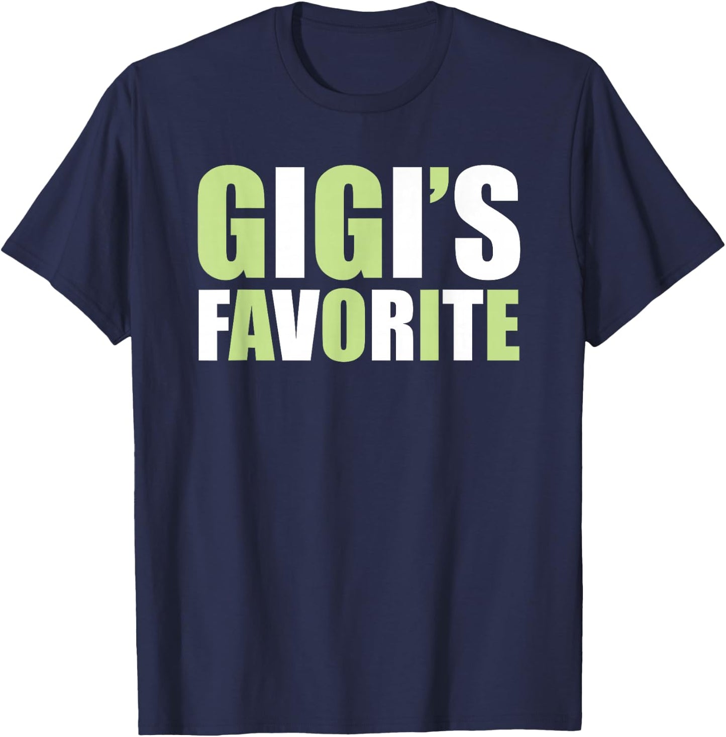 Gigi's Favorite - Grandchild T-Shirt - T-Shirt | Navy
