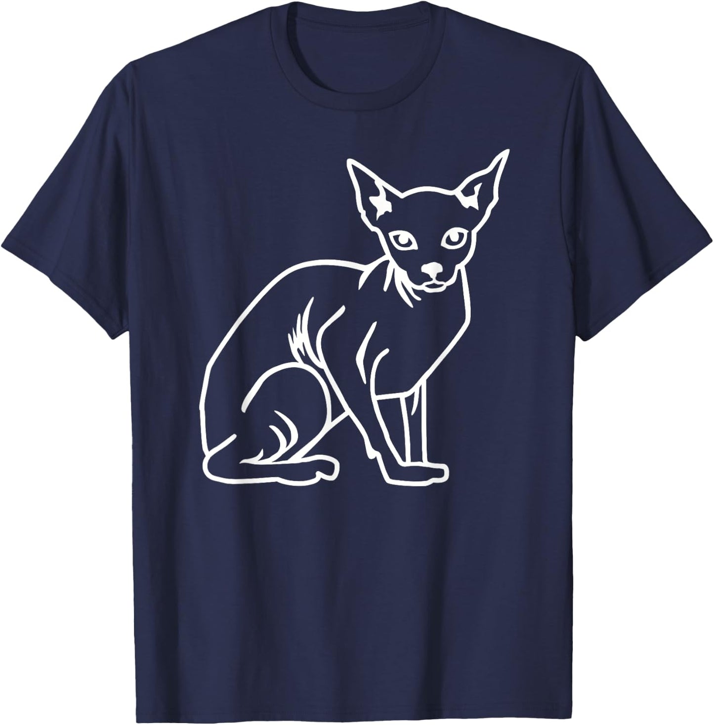 Sphynx cat T-Shirt - T-Shirt | Navy