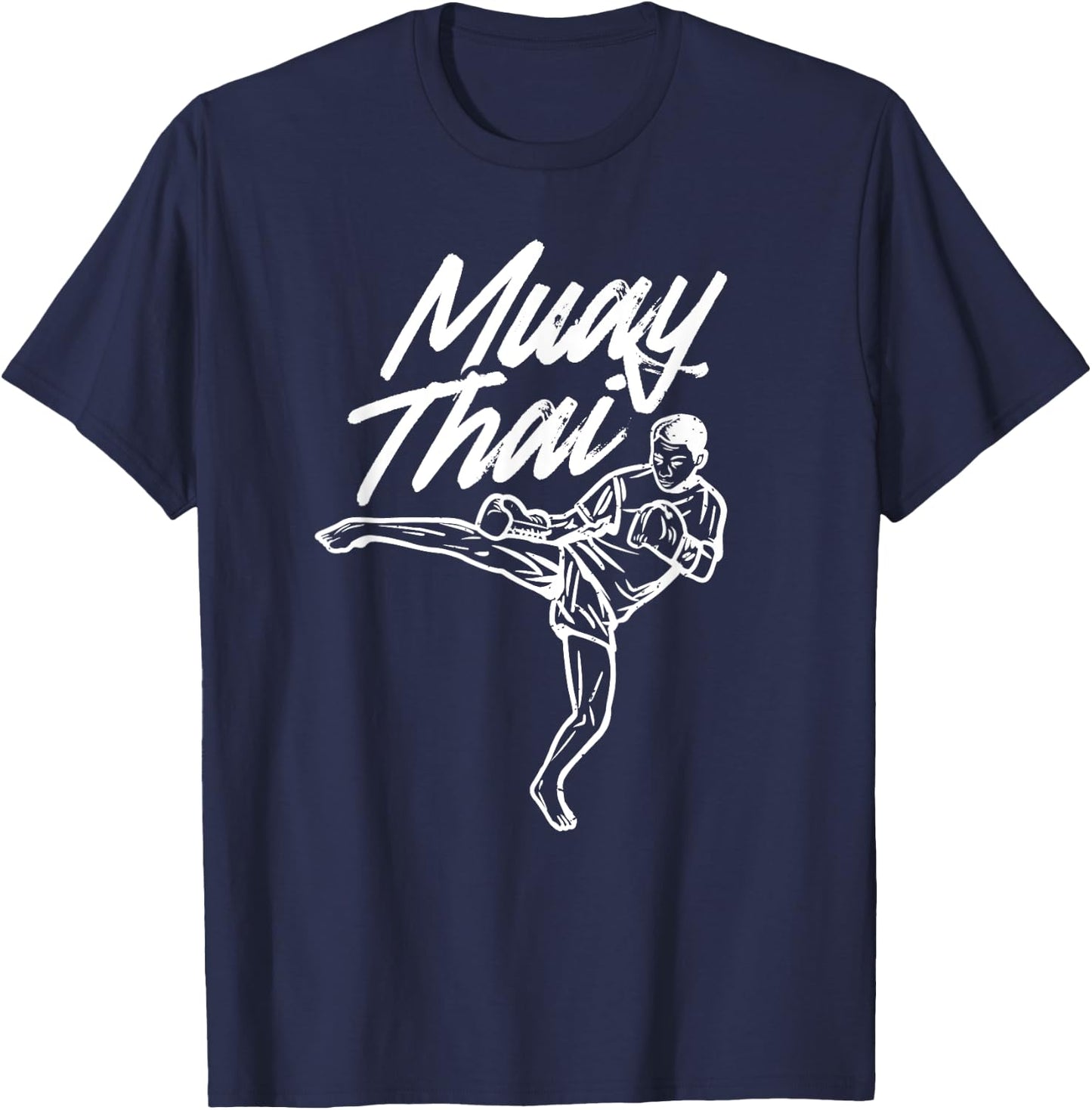 Muay Thai Hobby Boxing Martial Arts Fighter T-Shirt - T-Shirt | Navy