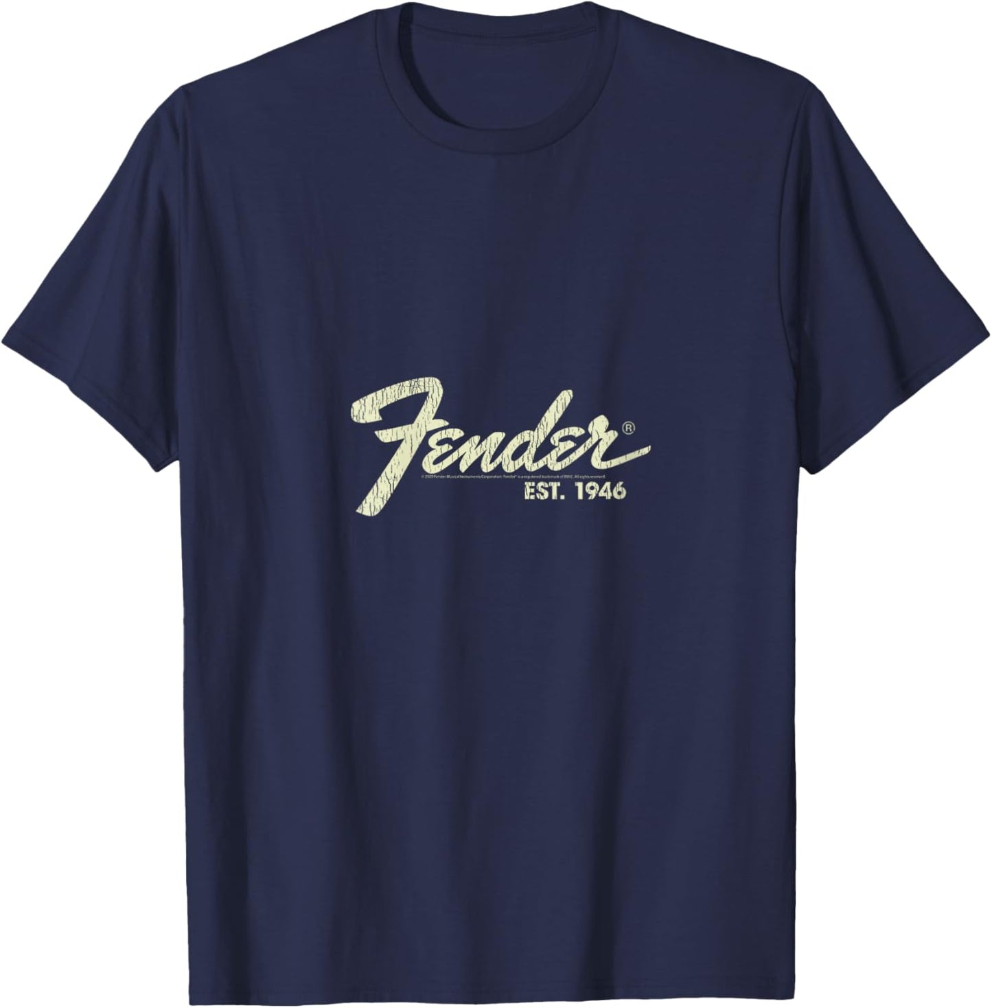 Fender Classic Fender Est. 1946 V-Neck T-Shirt - T-Shirt | Navy