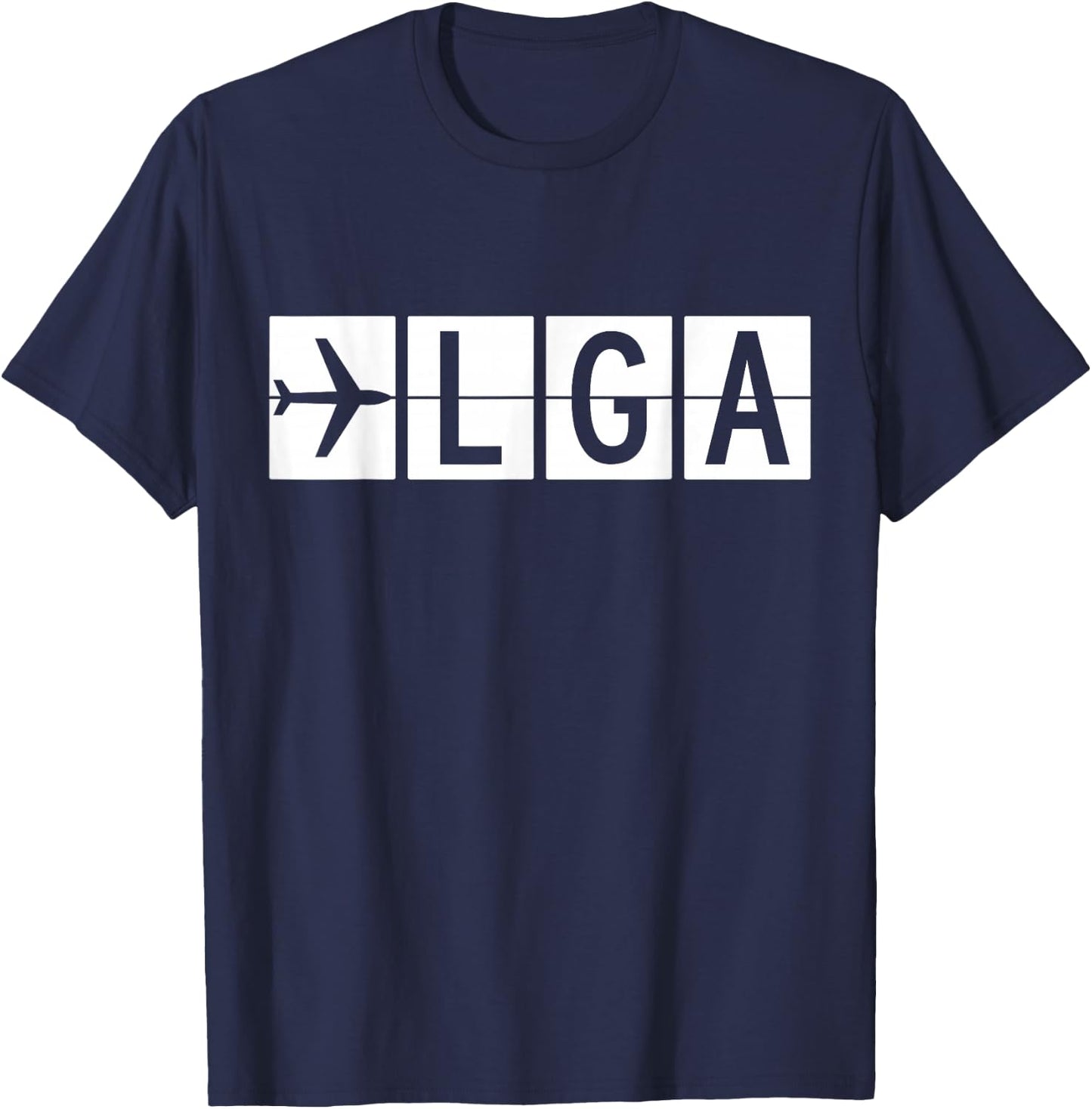 LGA LaGuardia New York City Airport T-Shirt - T-Shirt | Navy