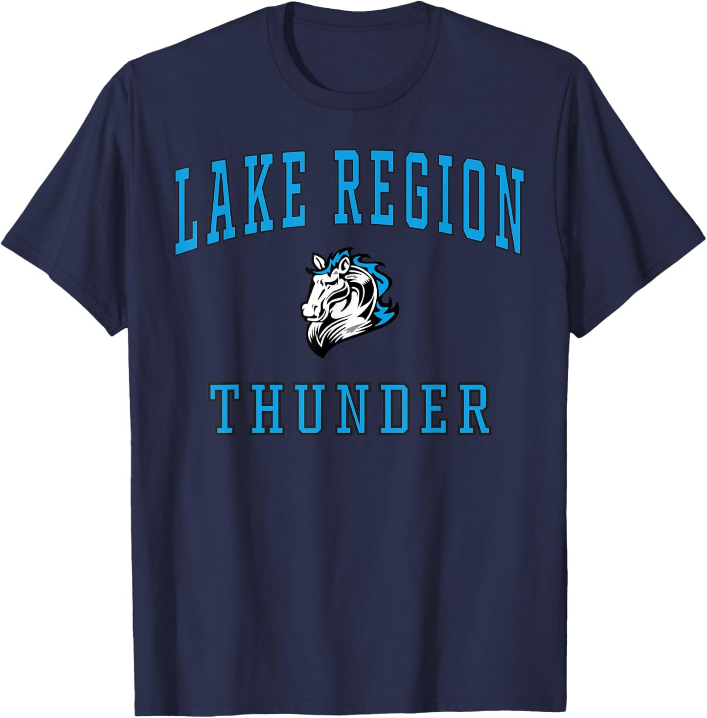 Lake Region High School Thunder C1 T-Shirt - T-Shirt | Navy