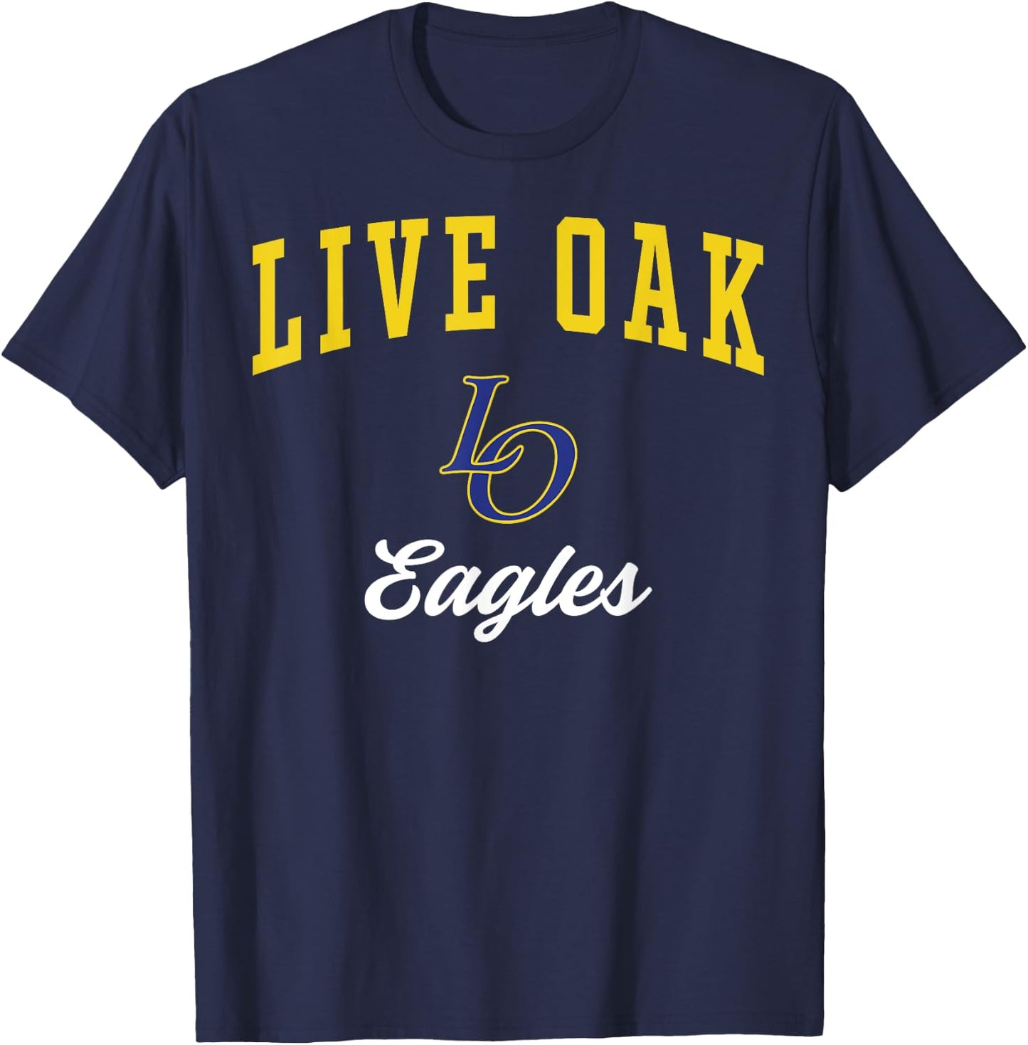 Live Oak High School Eagles C3 T-Shirt - T-Shirt | Navy