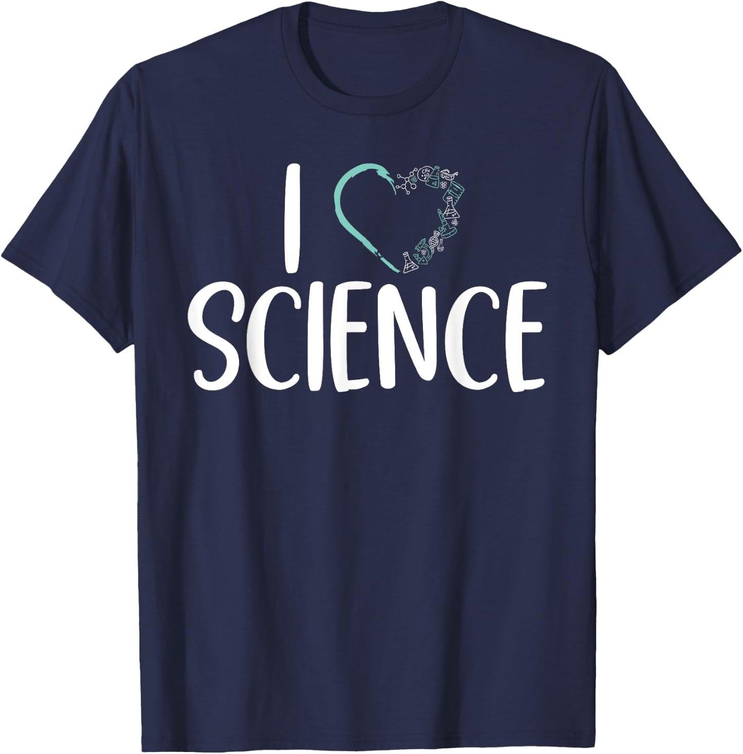 I love Science Scientist T-Shirt - T-Shirt | Navy