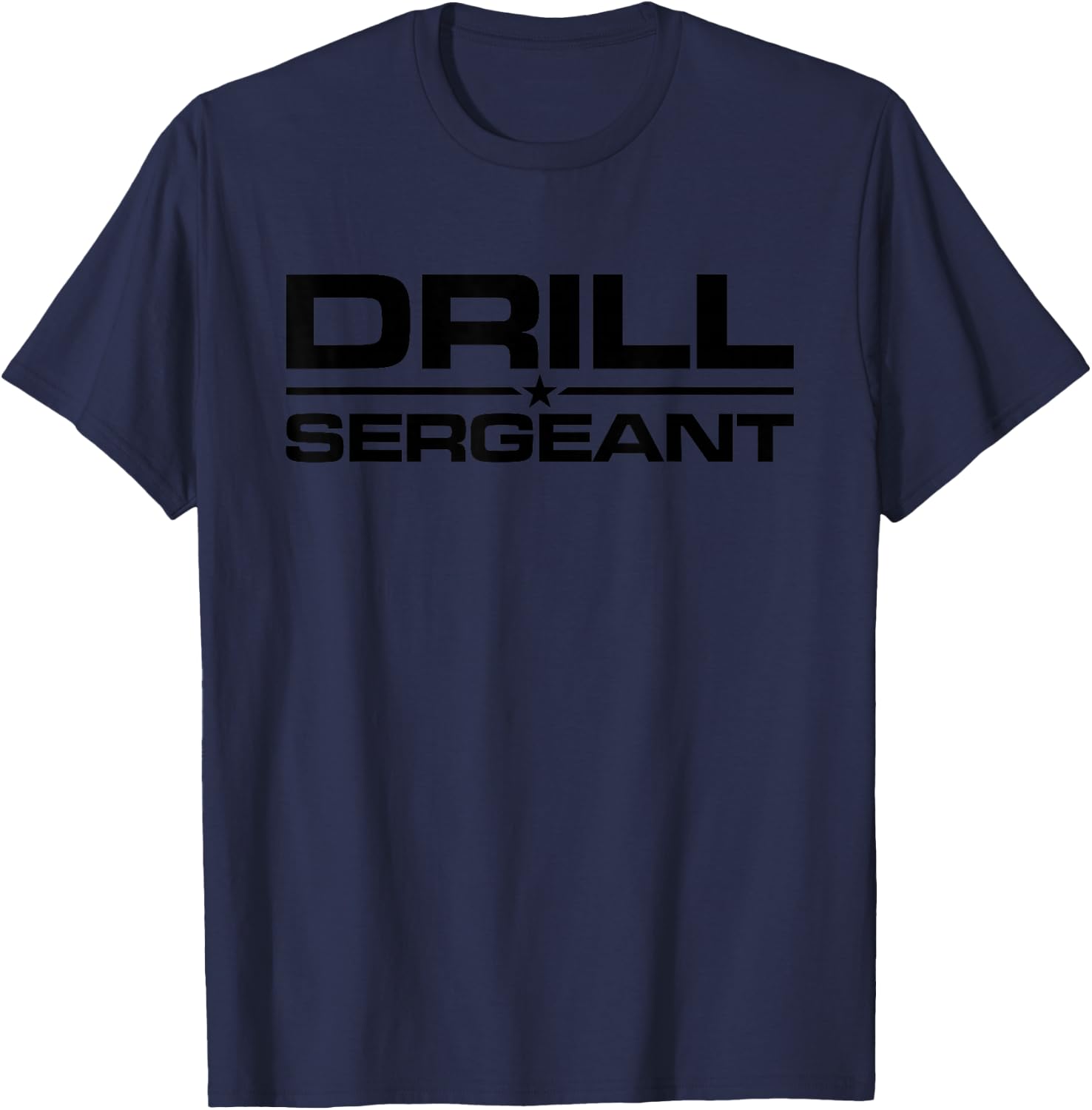 Sergeant Drill Bit Military Army T-Shirt - T-Shirt | Navy