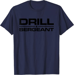 Sergeant Drill Bit Military Army T-Shirt - T-Shirt | Navy