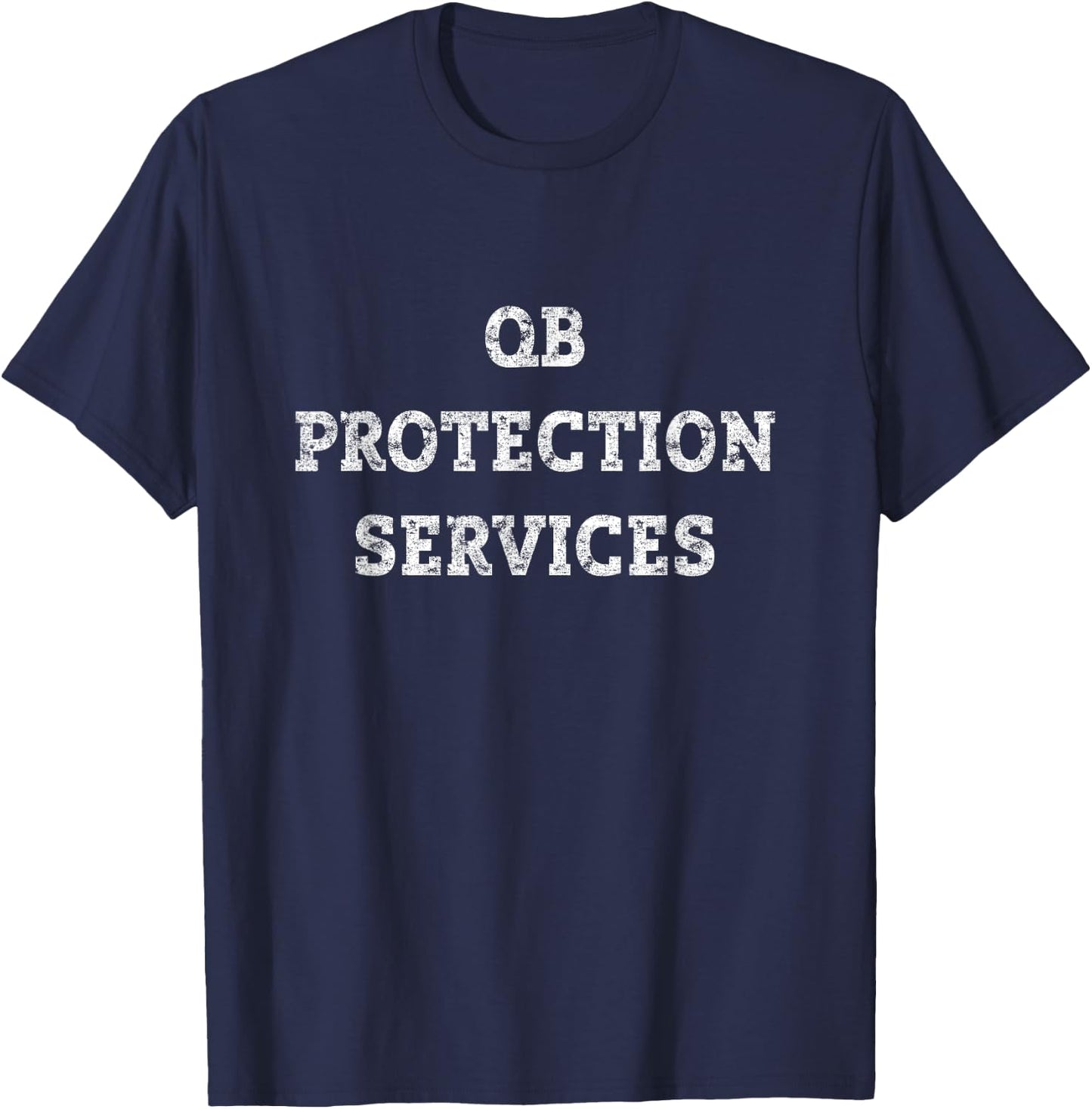 QB protection services T-Shirt - T-Shirt | Navy