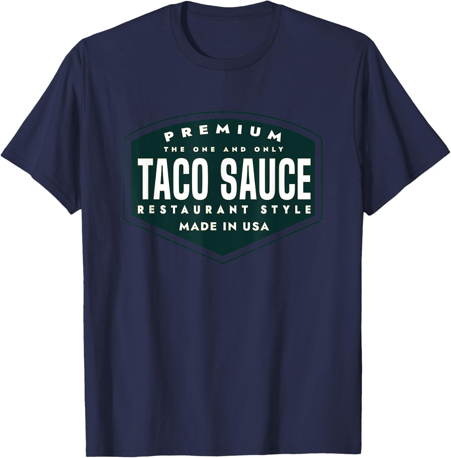 Matching Group Halloween Costume Food Condiment Taco Sauce T-Shirt - T-Shirt | Navy